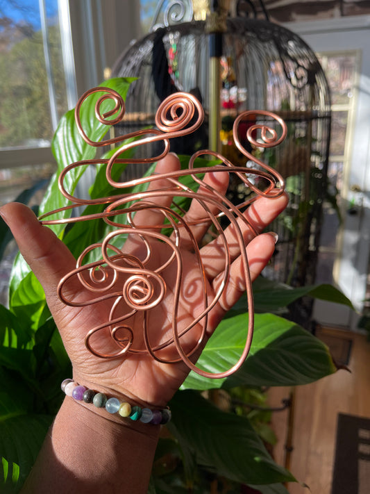 Sturdy Copper Arm Cuff