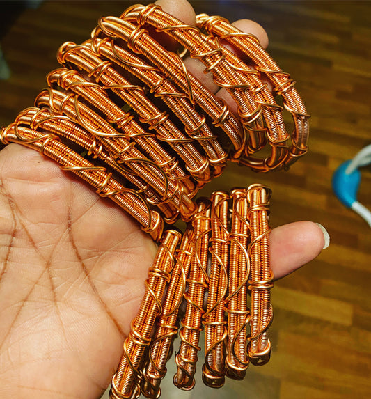 Royalty Copper Bangles